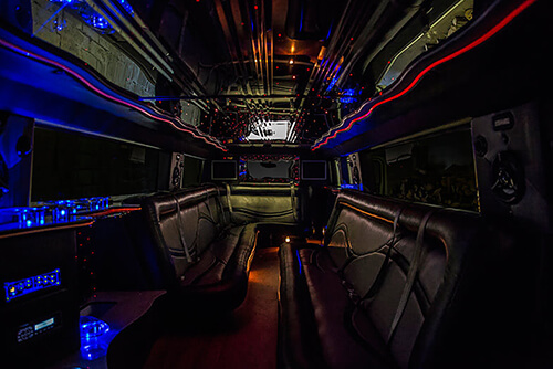 limo plush seating